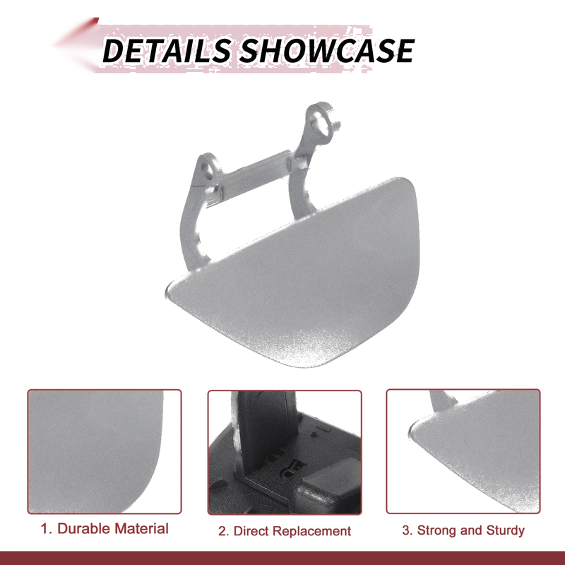 BMW 535i GT Silver Tone Front Right Washer Nozzle Cover Cap