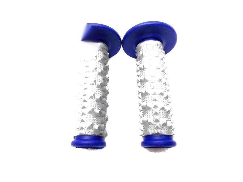 Yamaha WR450 Forseti Blue Grey Diamond Handlebar Grip Set