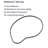 BMW 550i Base Rubber 1Pc Engine Water Pump Gasket (2006 - 2010)