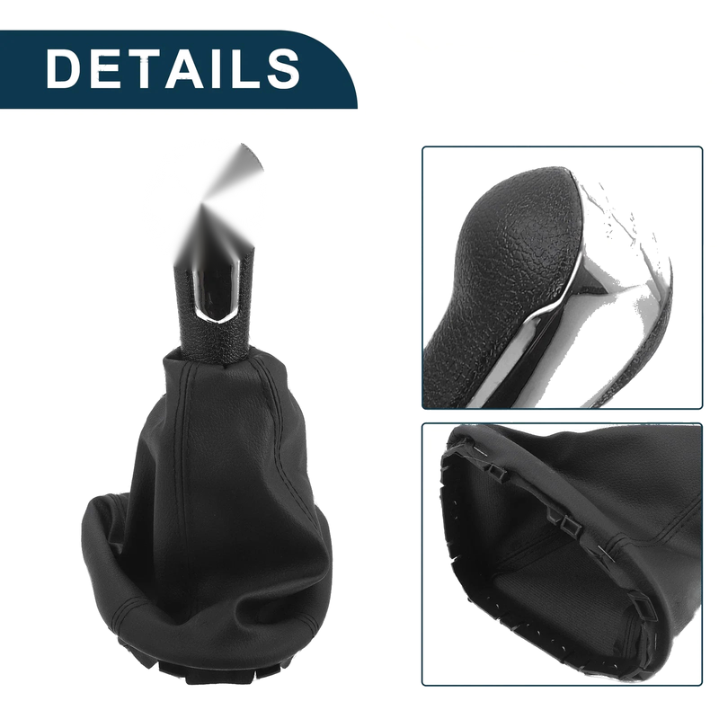 Chevrolet Spark 5 Speed Gear Shift Knob with Leather Cover (2011 - 2016)