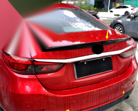 Mazda 6 M6 Atenza Sedan ABS Glossy Black Rear Boot Spoiler (2014-2019)