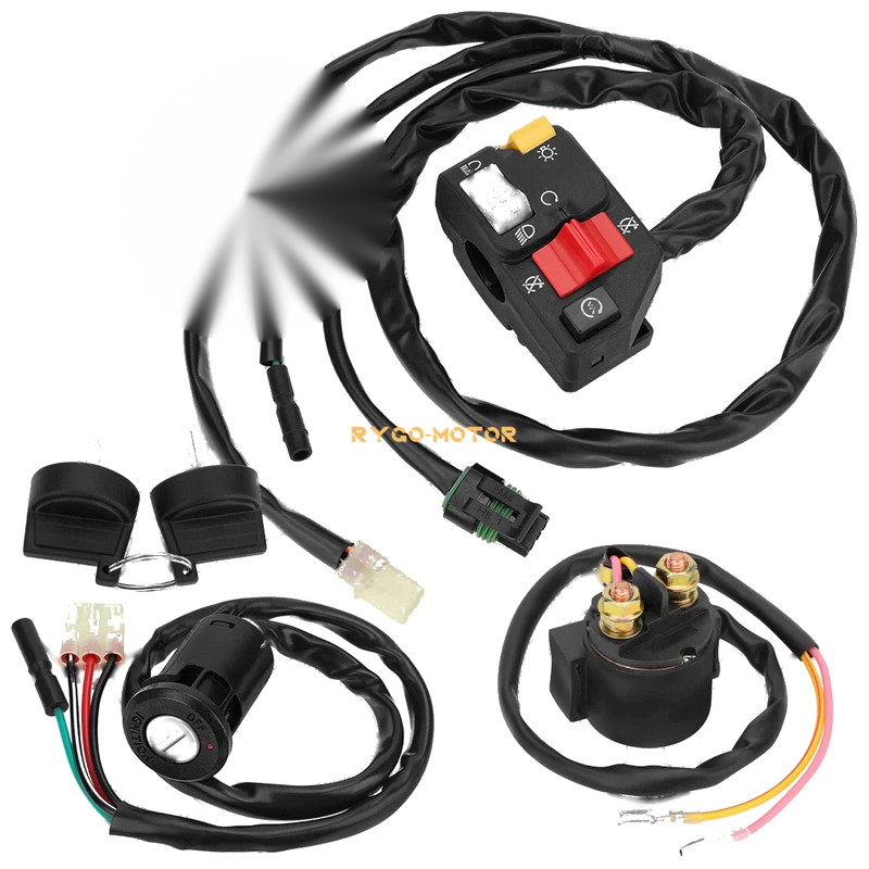Honda Sportrax 250 TRX250EX Handlebar Key Starter Relay (2001–2005)