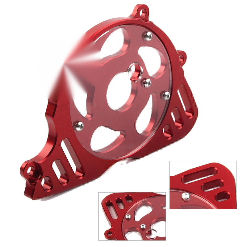 Kawasaki Z1000 Red Front Engine Sprocket Cover Chain Guard (2010-2021)