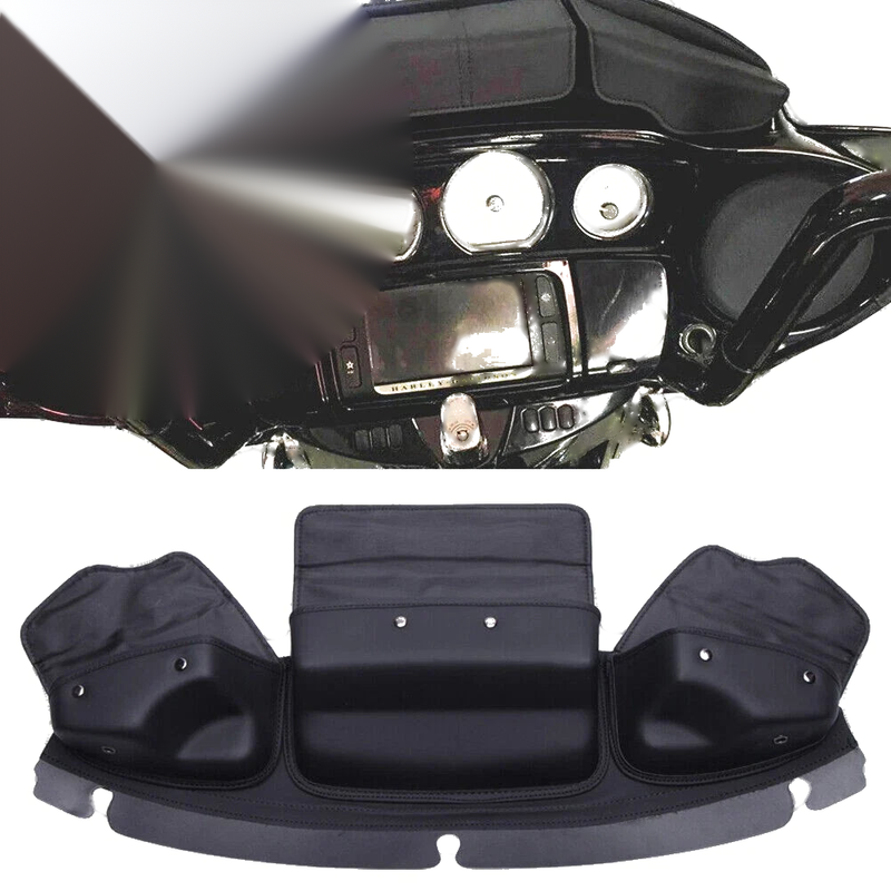Harley Electra Glide Touring 3 Pouch Windshield Bag (2014-2023)