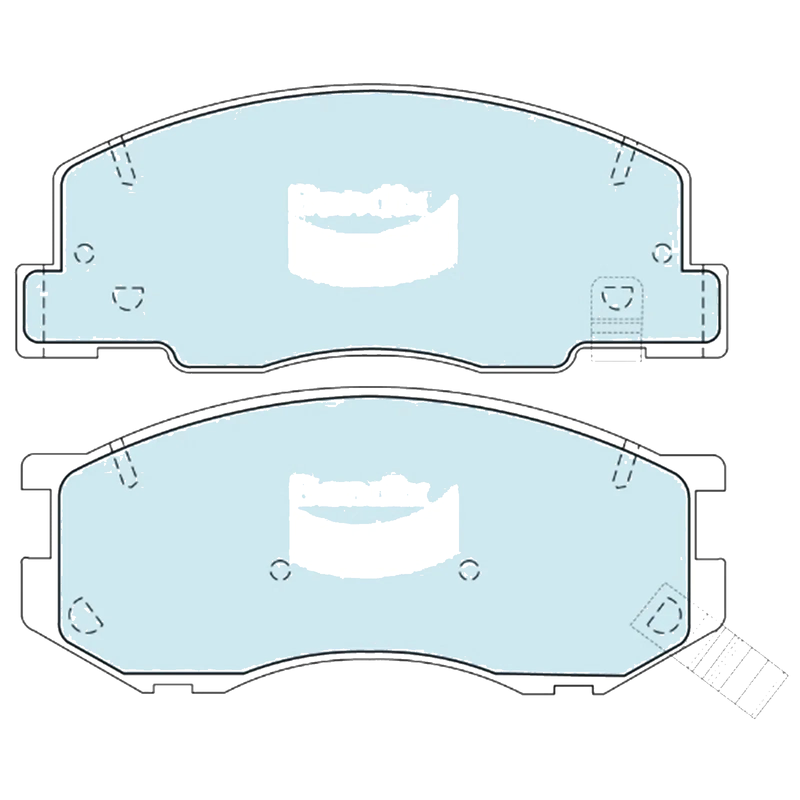 Toyota Estima Front Disc Brake Pads Set 2.4L (1997–1999)