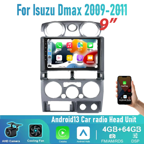 Isuzu Dmax 9" Head Unit Car Radio BT (2009-2011)