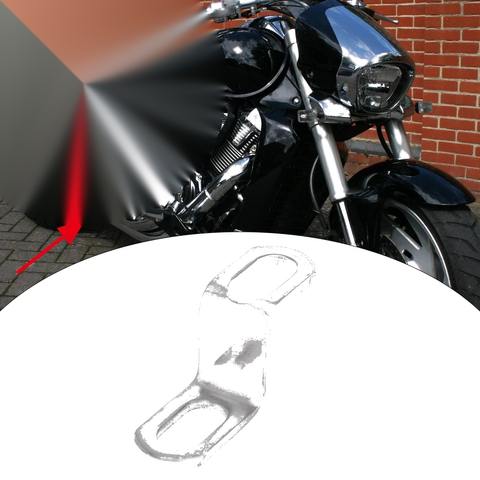 Exhaust Pipe Bracket 20mm 0.8" Muffler Mounting Clamp
