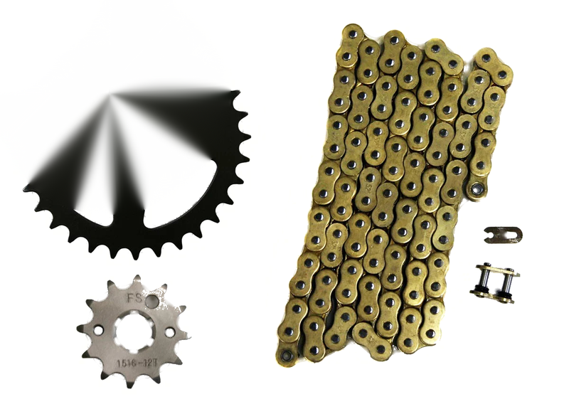 Yamaha Breeze 125 520x74 Drive Chain & 12/32 Sprockets (1989-2004)
