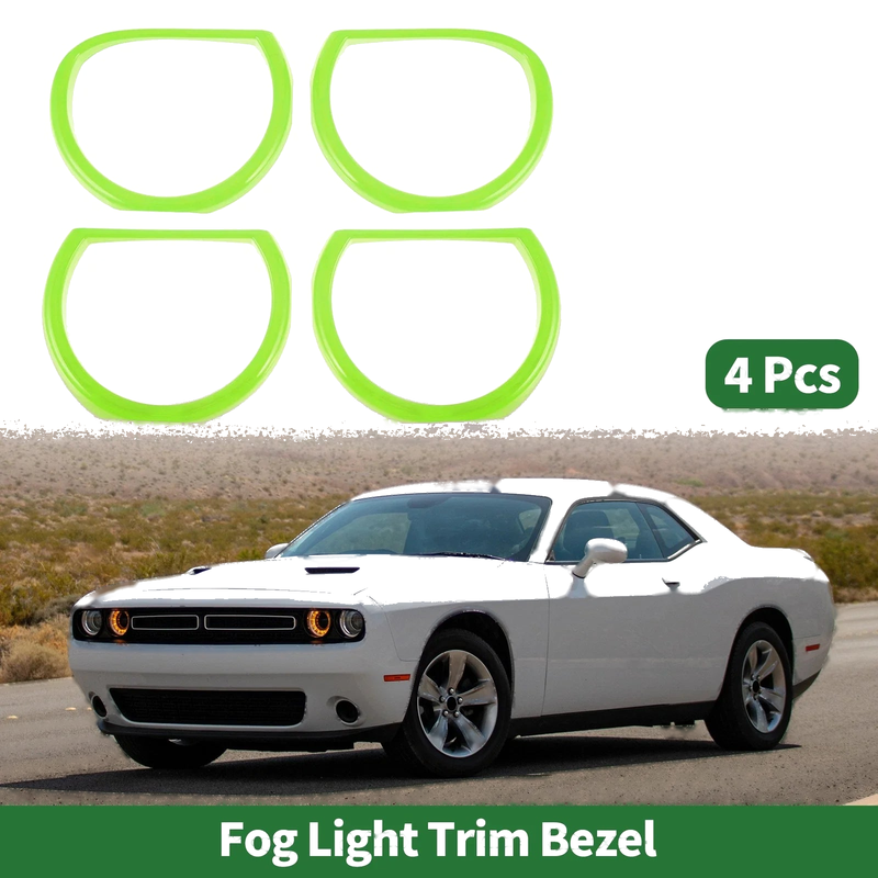 Dodge Challenger 4 x Headlight Trim Bezel (2015-2023)