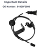 Hyundai Elantra 2016-2019 ABS Wheel Speed Sensor (2 x Sensors)
