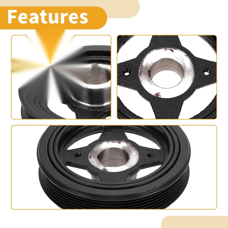 Nissan Sentra Harmonic Balancer Crankshaft Pulley (2007-2019)