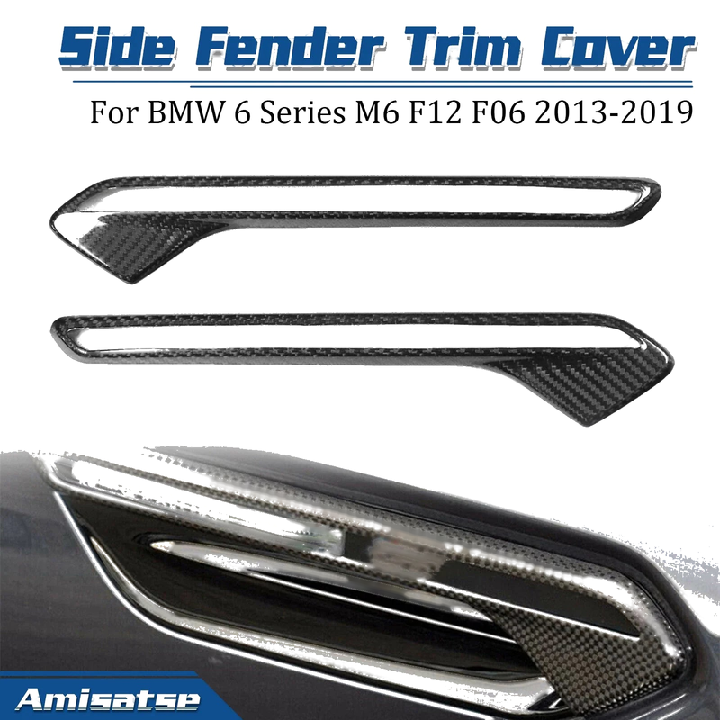 BMW M6 F12 F13 Carbon Fiber Side Fender Vent Trim (2013-UP)