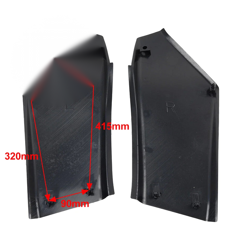 Honda GL1500 Goldwing Unpainted Left Right Side Covers (1988-2000)