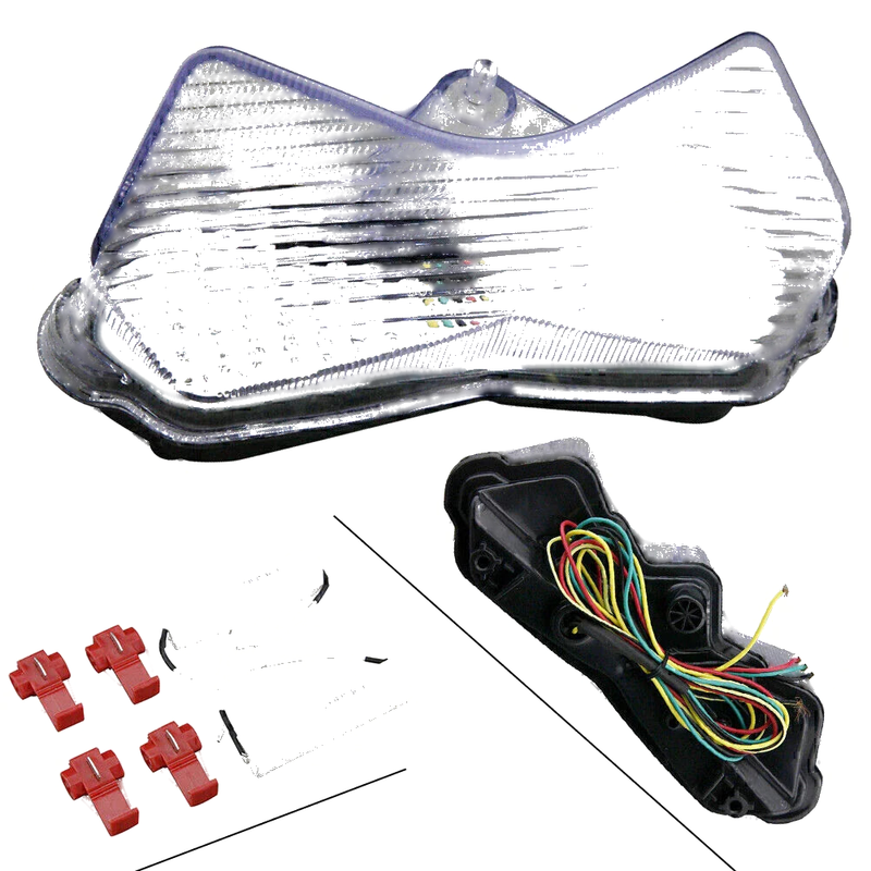 Kawasaki Ninja ZX6R Z1000 Rear Brake Turn Signal Tail Light (2003-2004)