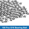 6.7mm Bearing Ball Bearing Steel G16 Precision Ball Silver Tone 100 Pcs