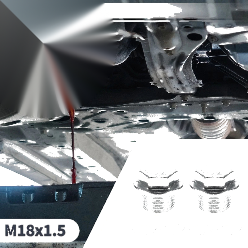 Car Motorcycle Set M18x1.5 Oil Drain Plug with Gasket
