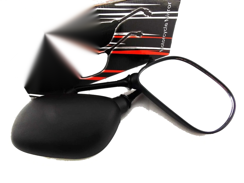 Suzuki GV1200 Madura Black Oval Soko Rear View Mirrors (1985-1986)