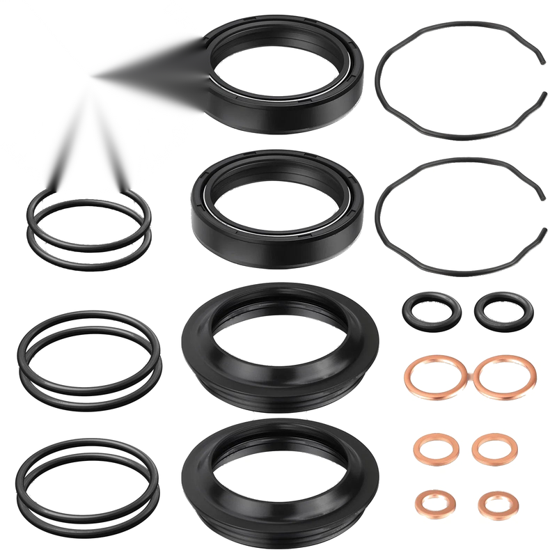 Suzuki V-Strom 650 DL650 Front Fork Dust Oil w/ Seal Kit (2004–2011)