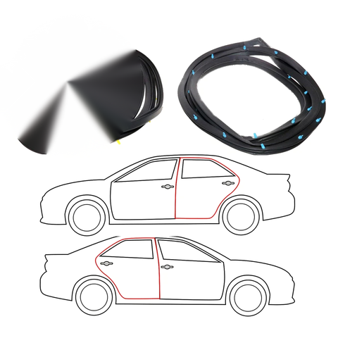 Mazda Familia 3rd Gen FA4 323 GLC MR90 1977-1980 Rear Door Weatherstrip Seal