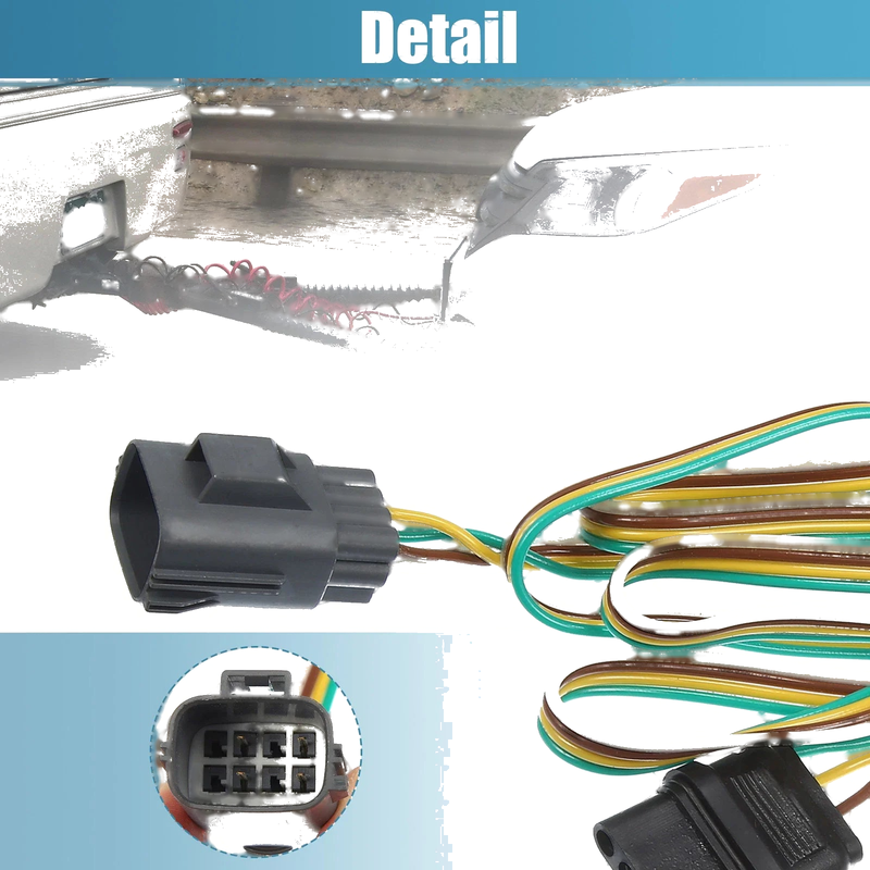 Chevrolet Traverse 4 Pin 4 Way Trailer Wiring Harness (14 - 17)
