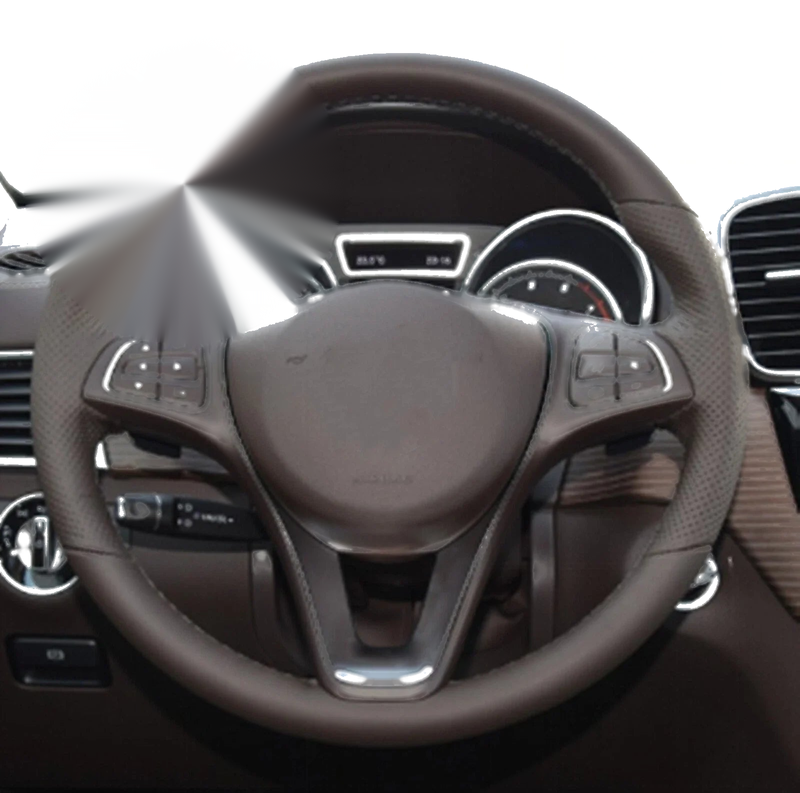 Mercedes Benz CLS Class Mocha Chrome Steering Wheel Cover (2014-2016)