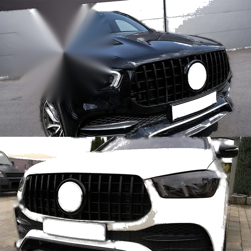 Mercedes Benz W167 GLE 300 350 400 450 580 Black GT Front Grille (2019-2023)
