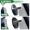 BMW 1 Series 2 Series X5 Black 4 x Car Door Latch Lock Cover Protectors