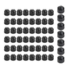 Harley Road King Electra Glide Black Engine Bolt Cap Set (1999-2016)