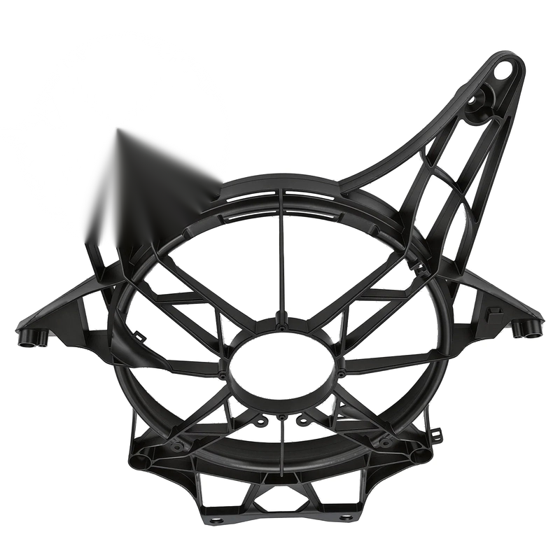 Can-Am Maverick X3 Max Turbo R RR Radiator Cooling Fan Shroud (2017–2024)