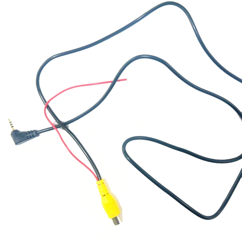 Vehicle Rear View Camera DVR Camera Cable 2.5mm Jack AV Adapter