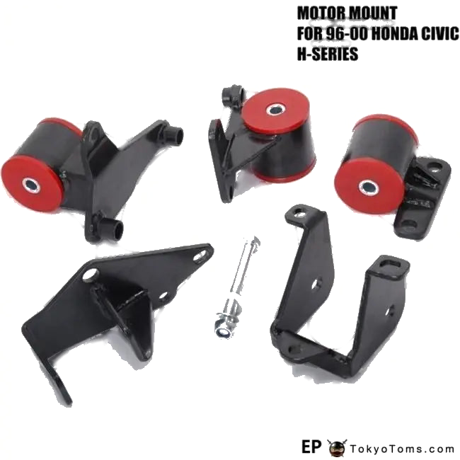 For 1996-2000 EK HONDA CIVIC H22/H23 H-SERIES ENGINE SWAP CONVERSION MOTOR MOUNTS EP13MM96HD5H