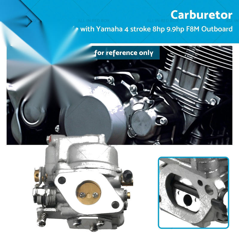 Yamaha 4-Stroke 8HP 9.9HP Outboard Carburetor