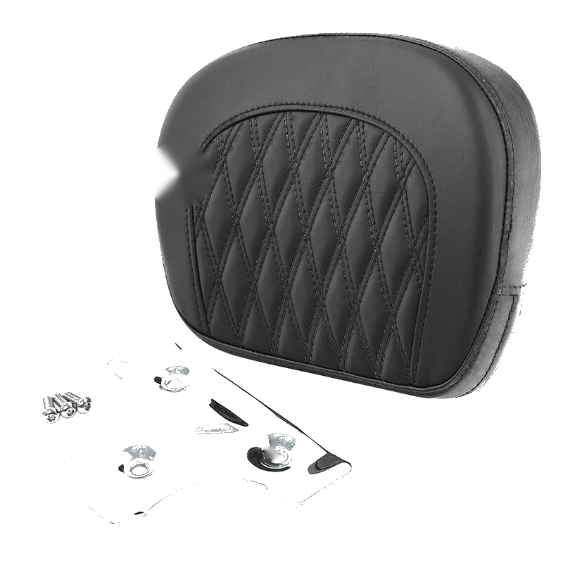 Harley Touring CVO Road Street Glide Black Sissy Bar Pad Backrest (2014-2023)