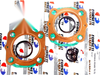 YAMAHA RD400 0.5mm O/S Piston Set & Gasket Kit (1974-1978)