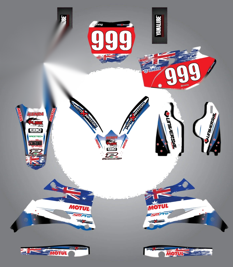 Yamaha YZ 450F AUSSIE PRIDE Custom Graphic Kit (2006-2007)