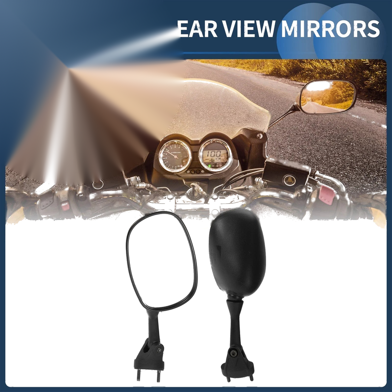 Kawasaki NINJA ZX 6R Motorcycle Rear View Mirrors (2005–2008)
