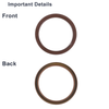 Chevrolet Malibu Rear Crankshaft Oil Seal NBR Rubber (1996-2003)