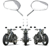 Harley Davidson Fatboy Chrome Rear View Side Mirror (1990-2017)