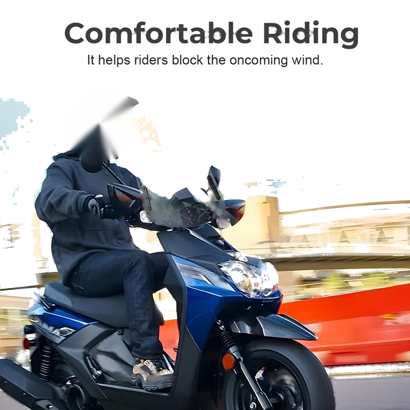 Yamaha Zuma 125 Scooter Windshield Windscreen w/ Hardware (2009–2021)