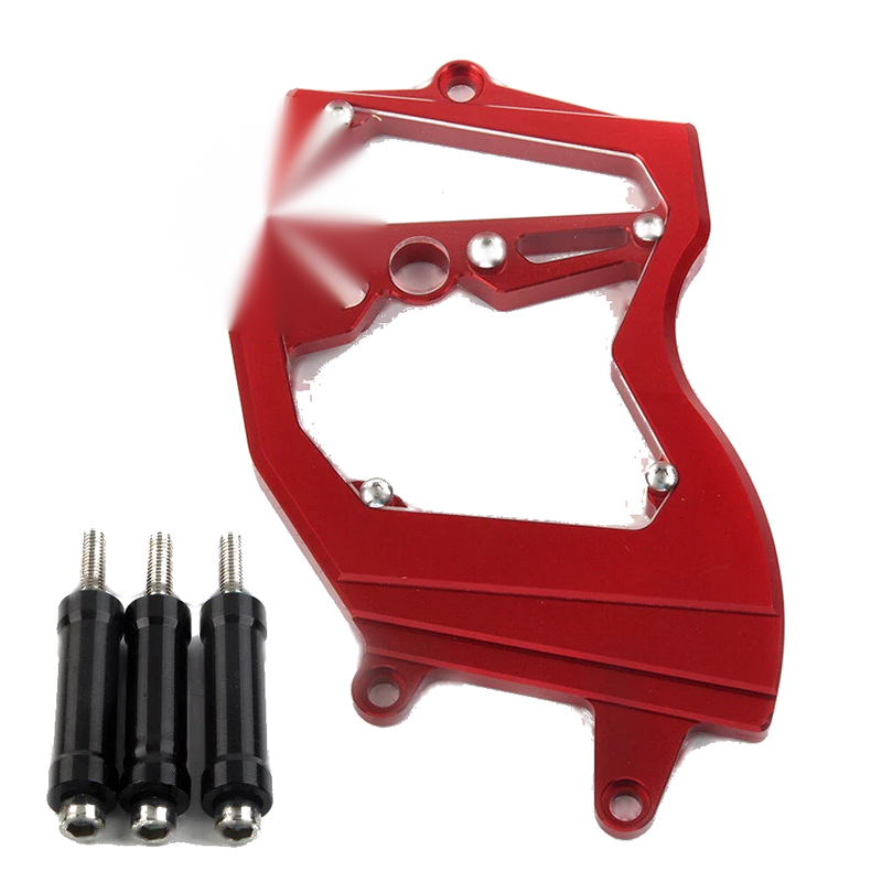 KAWASAKI NINJA ZX-6R CNC Front Sprocket Chain Guard Cover Red (2009-2022)