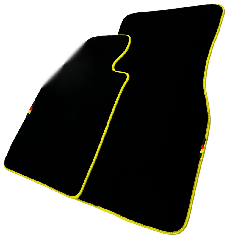 BMW 8 Series M8 F93 4-Door Gran Coupe (2019-2024) Yellow Trim Car Mats