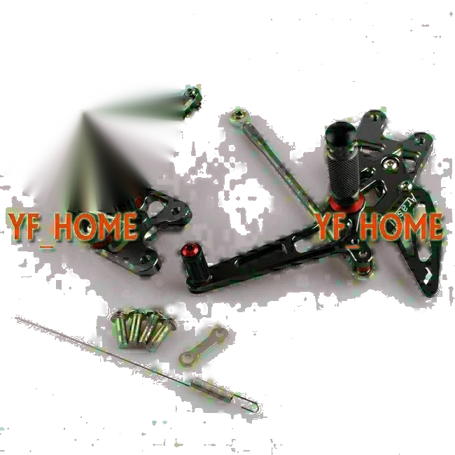 Suzuki GSXR1000 (2007-2008) - Grey Finish Adjustable Rear Footpegs