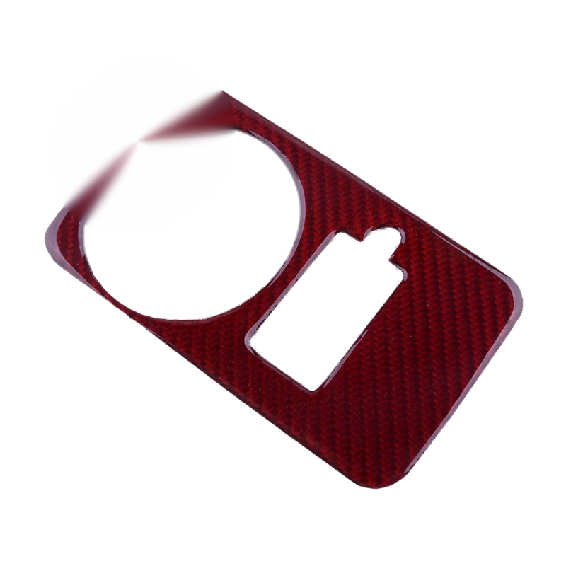 Ford Mustang Red Carbon Fiber Headlight Switch Trim (2005-2009)