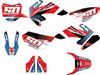 Honda CRF50 CRF 50 Roster Style Graphics Sticker Kit (2013-2023)