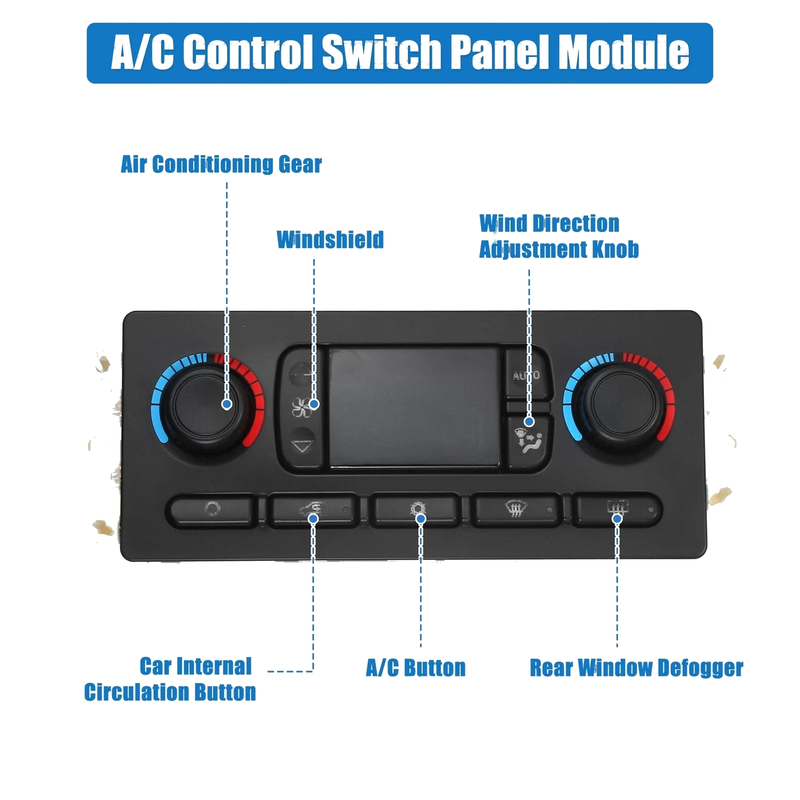 Chevrolet Silverado HVAC A/C Heater Climate Control Panel