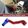 Bosuer M4 Folding Gear Shift Lever Red Blue Silver Tone