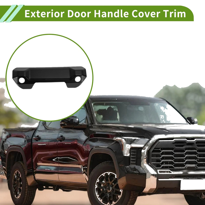Toyota Tundra 2 x Exterior Door Handle Cover Trim Tailgate ABS (2022–2025)