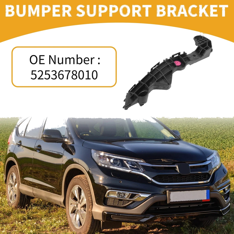 Lexus NX300h (2015-2021) 1 Pc Black Front Bumper Support Bracket