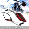 Universal Motorcycle 2 x Rearview Side Mirror 8mm 10mm Thread