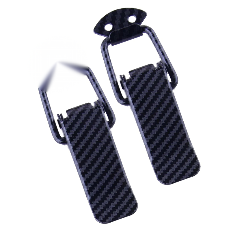 Bumpers, Fender, Hatch Lids Carbon Fiber Quick Release Fasteners (2)